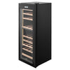 VEVOR 42 Bottle Wine Fridge, Freestanding Wine Cooler Refrigerator, Dual Zone Cooler, 41℉ to 65℉ Adjustable Temp Mini Cellar, Glass Door, For Home Office Bar, Red White Champagne or Sparkling Wines