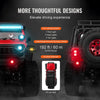 VEVOR Remote Control Car, 1:24 Scale RC Car for Kids, All Terrain 4WD Off-Road Truck with Full Lighting, 1 Extra Shell & 2 Rechargeable Batteries, 2-Speed Hobby Racing Car for 14+ Years Boys Girls