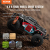 VEVOR Remote Control Car, 1:10 Scale RC Car for Kids, All Terrain 4WD Off-Road Monster Truck with 45° Wheelie & 2 Batteries, 38 km/h High Speed Hobby Racing Car - Ideal Gift for 8+ Years Kids, IPX4