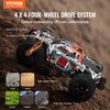 VEVOR Remote Control Car, 1:14 Scale RC Car for Kids, All Terrain 4WD Off-Road Monster Truck with 45° Wheelie & 2 Batteries, 38 km/h High Speed Hobby Racing Car - Ideal Gift for 8+ Years Kids