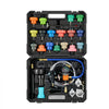 VEVOR Coolant Pressure Tester Kit, 47Pcs Radiator Vacuum Refill Kit with 3 Metal Adapters, Universal Fit, Automotive Cooling System Pressure Tester Tool, with Pressures Pump & Aluminum-Plastic Filler