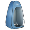 VEVOR Pop up Shower Tent, Instant Portable Privacy Tent Changing Room with Shower Bag, Ground Stakes, Ropes, Carry Bag, 190T Polyester with Silver Coating, Quick Setup, for Camping, Beach, Fishing