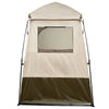 VEVOR Camping Shower Tent, 1 Room, Foldable Privacy Tent Changing Room with Ground Stakes, Ropes, Carry Bag, and Crossbar, 210D Oxford Fabric with Silver Coating, for Camping, Beach, and Fishing