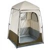 VEVOR Camping Shower Tent, 1 Room, Foldable Privacy Tent Changing Room with Ground Stakes, Ropes, Carry Bag, and Crossbar, 210D Oxford Fabric with Silver Coating, for Camping, Beach, and Fishing