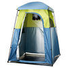 VEVOR Camping Shower Tent, 1 Room, Portable Privacy Tent Changing Room with Shower Bag, Ground Stakes, Ropes, Carry Bag, and Support Poles, 150D Oxford Fabric with Silver Coating, for Camping, Fishing
