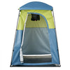 VEVOR Camping Shower Tent, 1 Room, Portable Privacy Tent Changing Room with Shower Bag, Ground Stakes, Ropes, Carry Bag, and Support Poles, 150D Oxford Fabric with Silver Coating, for Camping, Fishing