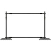 VEVOR 10ft x 10ft Pipe and Drape Kit, Heavy Duty Backdrop Stand with Carbon Steel Base, Adjustable Backdrop Support with 6 Clamps and A Carry Bag for Wedding, Party, Event, Photography, and Exhibition
