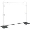 VEVOR 10ft x 10ft Pipe and Drape Kit, Heavy Duty Backdrop Stand with Carbon Steel Base, Adjustable Backdrop Support with 6 Clamps and A Carry Bag for Wedding, Party, Event, Photography, and Exhibition