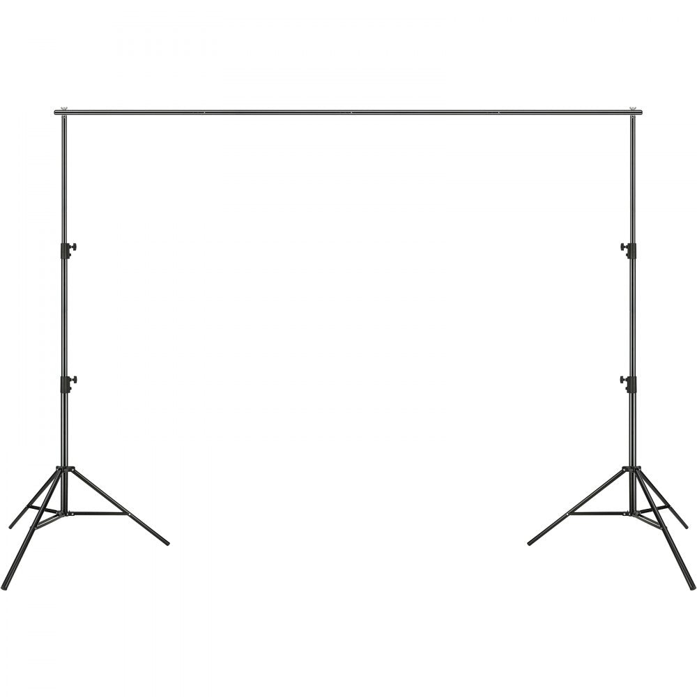 VEVOR 12 x 10 ft Heavy Duty Backdrop Stand, Height Adjustable Photography Backdrop Stand, Background Support System with 6 Clamps and A Carry Bag, for Party, Wedding, Display, Photo