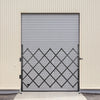 VEVOR Single Folding Security Gate, 48\" H x 66\" W Folding Door Gate, Steel Accordion Security Gate, Flexible Expanding Security Gate, 360° Rolling Barricade Gate, Scissor Gate or Door with Padlock