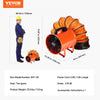 VEVOR Portable Ventilator, 12 inch Heavy Duty Cylinder Fan with 16.4ft Duct Hose, 560W Strong Shop Exhaust Blower 2894CFM, Industrial Utility Blower for Sucking Dust, Smoke, Smoke Home/Workplace