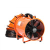 VEVOR Portable Ventilator, 12 inch Heavy Duty Cylinder Fan with 16.4ft Duct Hose, 560W Strong Shop Exhaust Blower 2894CFM, Industrial Utility Blower for Sucking Dust, Smoke, Smoke Home/Workplace