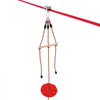 VEVOR Zipline Kit for Kids and Adult, 65 ft Zip Line Kits Up to 500 lb, Backyard Outdoor Quick Setup Zipline, Playground Entertainment with Zipline, Nylon Safety Harness, Seat, and Handlebar