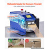 VEVOR Water-Activated Tape Dispenser, Automatic Kraft Gummed Tape Dispenser, 100–995mm Adjustable Length, 40–100mm Tape Width, 110V Electric Water-Activated Tape Cutter for Carton Sealing, Box Packing