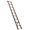 VEVOR Telescoping Ladder, 8.5 ft Extension Ladder One-Button Retraction, Heavy-Duty 330 lbs Capacity, for Home Repairs, Painting, Window Cleaning and RV, Aluminum, Anti-Slip Steps, Orange & Black
