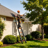 VEVOR Telescoping Ladder, 10.5 ft Extension Ladder Multi-Button Retraction, Heavy-Duty 330 lbs Capacity, for Home Repairs, Painting, Window Cleaning and RV, Aluminum, Anti-Slip Steps, Orange & Black