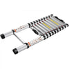 VEVOR Telescoping Ladder, 10.5 FT Aluminum One-button Retraction Collapsible Extension Ladder, 375 LBS Capacity with Non-slip Feet, Portable Multi-purpose Compact Ladder for Home, RV, Loft, ANSI Liste
