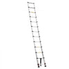 VEVOR 12.5ft Telescoping Ladder, Aluminum Lightweight Multi-Purpose Collapsible Extension, One-Touch Retraction Ladder, Heavy Duty 330LBS Max Capacity with Non-Slip Feet, for Home, Outdoor Work, Loft