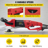 VEVOR Wet Polisher Grinder, Variable Speed 4\" & 5\" Diamond Polishing Pads, Buffing Machine with 78.7\" Water Pipe Adapter & Splash Shield, Electronic Concrete Stone for Title Floor Countertop CE