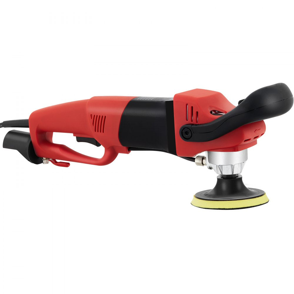 VEVOR Wet Polisher Grinder, 6 Variable Speed Buffing Machine & 8PCS Polishing Kit, with 4" & 5" Diamond Polishing Pads, Splash Shield, Concrete Stone Tool for Ceramic Tile Marble Stone Countertop