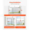 VEVOR Adjustable Window Screen, 15" H x 21" - 40" W, 2 Packs Expandable Windows Screens with Aluminum Frame and Durable Mesh, Horizontal or Convert to Vertical Adjustable Installation, for Home House