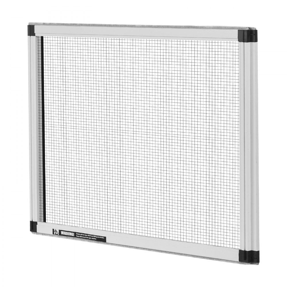 VEVOR Adjustable Window Screen, 15" H x 21" - 40" W, 2 Packs Expandable Windows Screens with Aluminum Frame and Durable Mesh, Horizontal or Convert to Vertical Adjustable Installation, for Home House