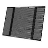 VEVOR RV Screen Door Protector, Adjusts from 22 to 31.5 inch, Adjustable Door Grille, Easy to Install, Reinforced Breathable Honeycomb Holes, Iron Camper RV Entry Protector for Pet Protection, Black