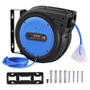 VEVOR Retractable Extension Cord Reel, 75 FT, Heavy Duty 14AWG/3C SJTOW Retractable Power Cord with Lighted Triple Tap Outlet, 13 Amp Circuit Breaker 180° Swivel Bracket for Ceiling or Wall Mount