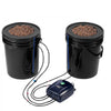 VEVOR DWC Hydroponics Grow System, Hydroponic Growing System with Top Drip Kit, Deep Water Culture 5-Gallon 2 Buckets, with Air Pump, Air Stones and Water Level Device for Leafy Vegetables