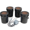 VEVOR DWC Hydroponics Grow System, Hydroponic Growing System with Top Drip Kit, Deep Water Culture 5-Gallon 4 Buckets, with Air Pump, Air Stones and Water Level Device for Leafy Vegetables