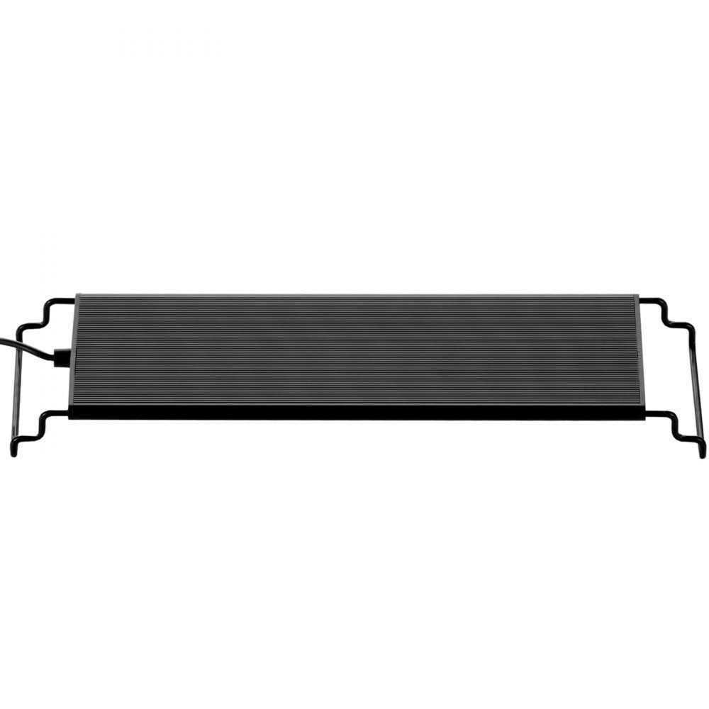 VEVOR Aquarium Light with LCD Monitor, 14W Full Spectrum Fish Tank Light with 24/7 Natural Mode, Adjustable Brightness & Timer - Aluminum Alloy Shell Extendable Brackets for 12"-18" Freshwater Tank