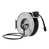 VEVOR Pressure Washer Hose Reel, 65 ft x 1/4 inch Retractable Power Heavy-Duty Steel Washer Hose Reel, 3200PSI Max, Auto-Rewinding, Flexible Wall/Floor Mounted for Car Washing,Garden,Floor Cleaning