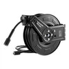 VEVOR Pressure Washer Hose Reel, 60 ft x 1/4 inch Retractable Power Heavy-Duty Steel Washer Hose Reel, 4000PSI Max, Auto-Rewinding, Flexible Wall/Floor Mounted for Car Washing,Garden,Floor Cleaning