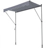 VEVOR Manual Retractable Awning, 78" Outdoor Retractable Patio Awning Sunshade Shelter, Adjustable Patio Door Window Awning Canopy with 39" Sun Shade Curtain for Backyard, Garden, Balcony