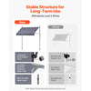 VEVOR Manual Retractable Awning, 98" Outdoor Retractable Patio Awning Sunshade Shelter, Height Adjustable Patio Door Window Canopy with Manual Crank Handle for Backyard, Garden, Balcony, Dark Gray