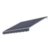VEVOR Manual Retractable Awning, 11.5' x 9.8' Outdoor Patio Awning Retractable Sun Shade, Patio Door Window Water-Resistant Polyester Sunshade Shelter with Crank Handle for Deck, Balcony, Yard, Gray