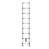 VEVOR Telescoping Ladder, 8.5ft Stainless Steel Lightweight Extension Ladder, Multi-Button Retraction Collapsible Ladders, 330LBS Capacity & Non-Slip Feet, Portable 9-Step Ladders for Home, RV, Loft
