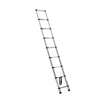 VEVOR Telescoping Ladder, 8.5ft Stainless Steel Lightweight Extension Ladder, Multi-Button Retraction Collapsible Ladders, 330LBS Capacity & Non-Slip Feet, Portable 9-Step Ladders for Home, RV, Loft