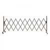 VEVOR Expandable Barricade, 10FT Expandable Safety Barrier, Flexible Mobile Barricade with Locking Casters, Portable Folding Security Gate Metal Traffic Fence for Patio Garden Stairway