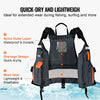 VEVOR Life Vest for Watersports (PFD), Life Jacket with Waterproof Nylon & 80N Buoyancy, Life Vest/Jacket for Any Water Activity-Fishing, Kayaking, Surfing and More, Men and Women S