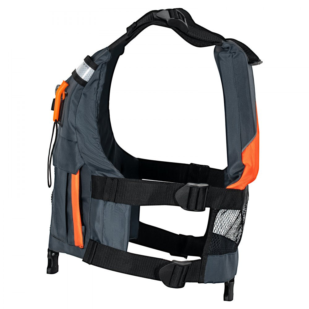 VEVOR Life Vest for Watersports (PFD), Life Jacket with Waterproof Nylon & 85N Buoyancy, Life Vest/Jacket for Any Water Activity-Fishing, Kayaking, Surfing and More, Men and Women M