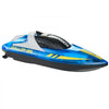 VEVOR RC Boat, 2.4GHz 12 km/h, Remote Control Boat for Pools & Lakes, Racing Boat with LED Light, 2 Rechargeable Batteries, Whole Body Waterproof, Water Play Toy Gift for Adults Boys & Girls, Blue