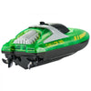 VEVOR RC Boat, 2.4GHz 12 km/h, Remote Control Boat for Pools & Lakes, Racing Boat with LED Light, 2 Rechargeable Batteries, Whole Body Waterproof, Water Play Toy Gift for Adults Boys & Girls, Green