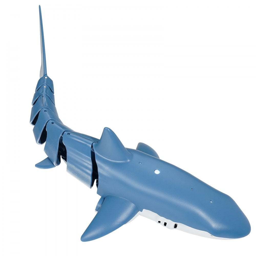 VEVOR Remote Control Shark Toy, 2.4GHz High Simulation Shark RC Boat for Swimming Pool Bathroom, Electric RC Shark Fish Toy with 2 Batteries, Light & Spray Water Function for 6+ Year Old Boys & Girls