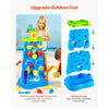 VEVOR Sand and Water Table for Toddlers, Double-Sided Kids Activity Waterfall Playset with 37PCS Accessories, Kids Activity Sensory Table, Outdoor Summer Sand Water Play Table for 3+ Years Boys Girls