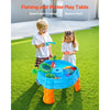 VEVOR Water Table for Toddlers, Kids Activity Sensory Table, Fish 'n Splash Water Playset with 9PCS Toy Accessories, Summer Water Activity Table with Fishing Game Set for 3+ Years Boys Girls