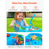 VEVOR Water Table for Toddlers, Kids Activity Sensory Table, Fish 'n Splash Water Playset with 9PCS Toy Accessories, Summer Water Activity Table with Fishing Game Set for 3+ Years Boys Girls
