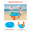 VEVOR Water Table for Toddlers, Kids Activity Sensory Table, Fish 'n Splash Water Playset with 9PCS Toy Accessories, Summer Water Activity Table with Fishing Game Set for 3+ Years Boys Girls