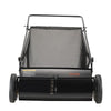 VEVOR Push Lawn Sweeper, 26-inch Leaf & Grass Collector, Strong Rubber Wheels & Heavy Duty Thickened Steel, Durable to Use with Large Capacity 7 cu. ft. Mesh Collection Hopper Bag, 4 Spinning Brushes