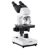 VEVOR Binocular Microscope, 40-5000X Magnification, Professional Compound Microscope for Adult with Dual Stage and Two Sets of Eyepieces, Aluminum Alloy Body, Includes LED Light and Phone Holder